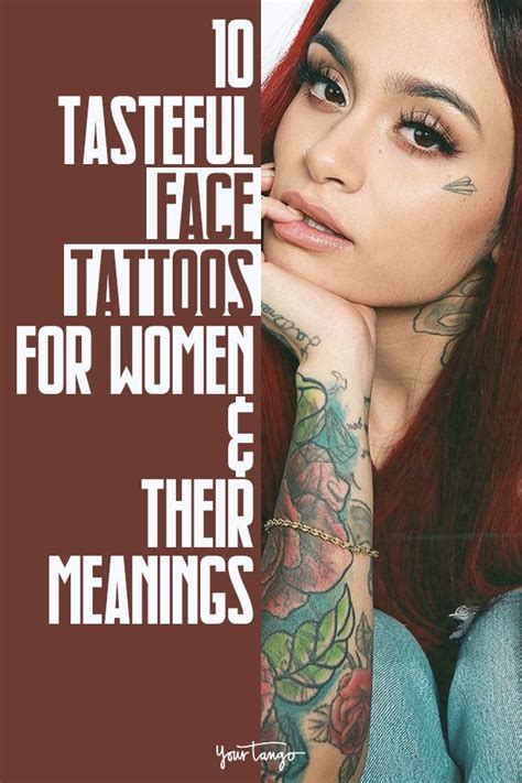 10 Tasteful Face Tattoos For Women Their Meanings 10 Tasteful Face Tattoos For Women Their Meanings