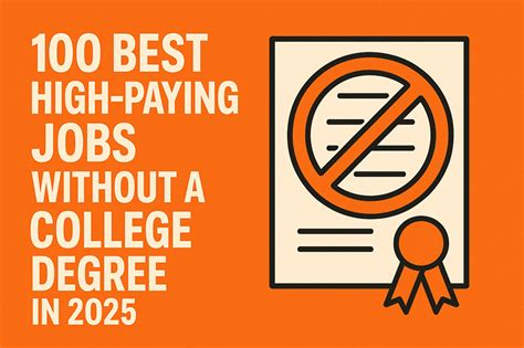 100 Best High Paying Jobs Without A College Degree In 2025 No