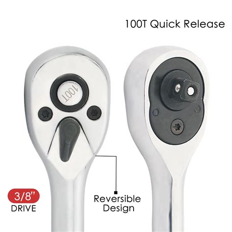 100 Teeth Quick Release Ratchet Handle Narrow Place Using Teeth More 100 Teeth Quick Release Ratchet Handle Narrow Place Using Teeth More