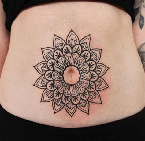 150 Cute Stomach Tattoos For Women 2019 Belly Button Navel