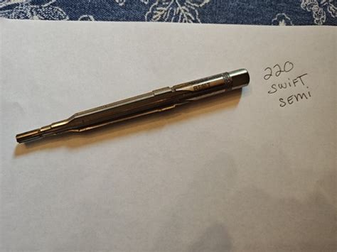 220 Swift Match Finish Chamber Reamer So83314f 220 Swift Match Finish Chamber Reamer So83314f