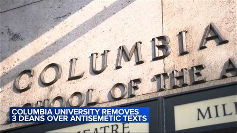 3 Columbia University Administrators Removed From Posts Over Alleged Antisemitic Text Messages 3 Columbia University Administrators Removed From Posts Over Alleged Antisemitic Text Messages