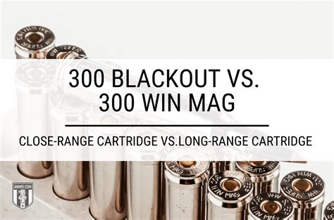 300 Blackout Vs 300 Win Mag Close Range Vs Long Range