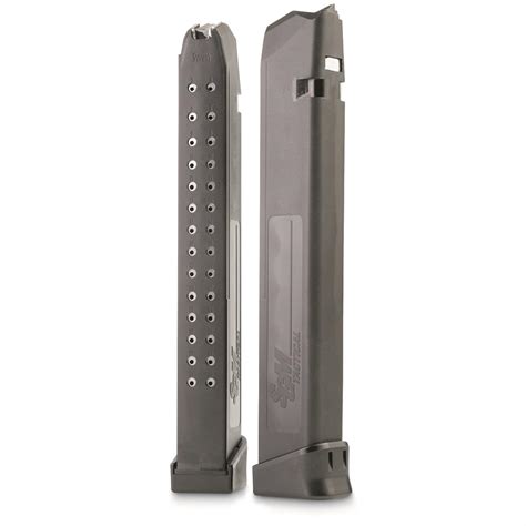 33 Round Extended Magazine For 9Mm Glock 17 19 26 Tan Rwb 33 Round Extended Magazine For 9Mm Glock 17 19 26 Tan Rwb