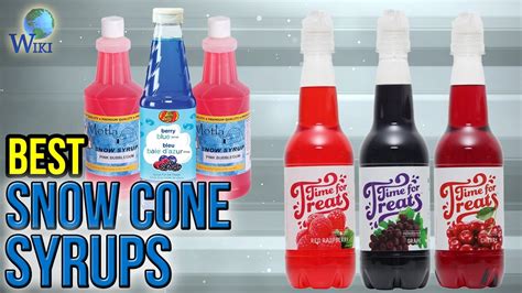 7 Best Snow Cone Syrups 2017 Youtube