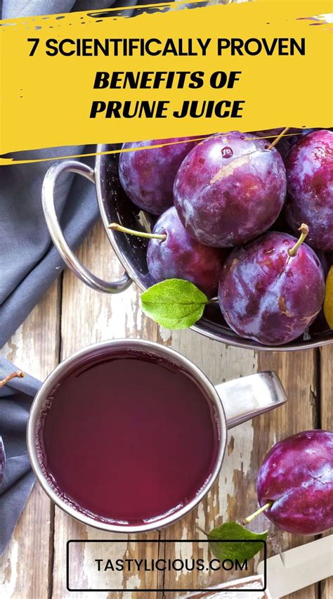 7 Scientifically Proven Benefits Of Prune Juice Tastylicious
