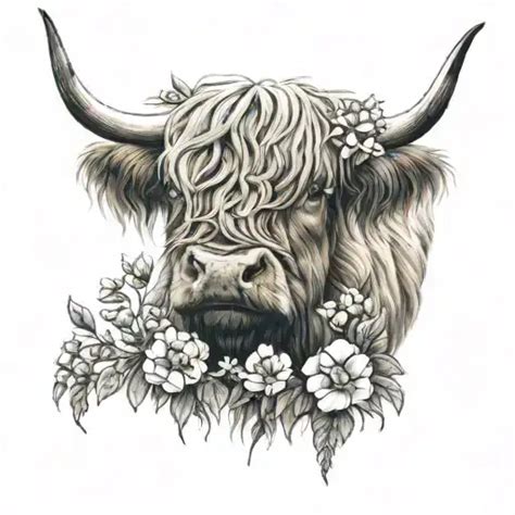 870 Highland Cow Tattoo Ideas Blackink Ai 870 Highland Cow Tattoo Ideas Blackink Ai