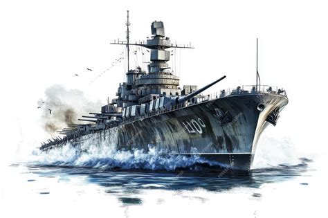 A Powerful And Imposing Illustration Of The Hms Prince Of Wales
