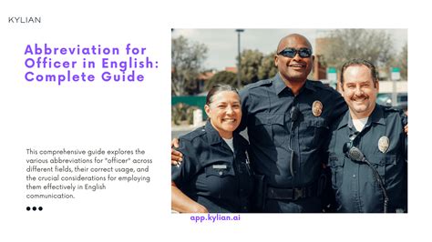 Abbreviation For Officer In English Complete Guide Abbreviation For Officer In English Complete Guide