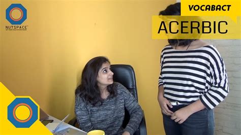 Acerbic Meaning Vocabact Nutspace Youtube