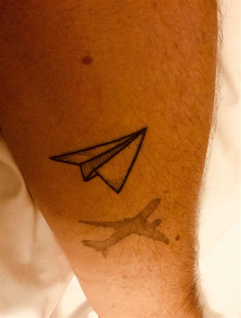 Aeroplane Paper Tattoos