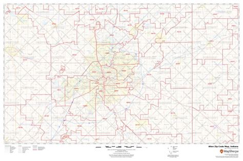 Allen County Indiana Zip Code Map Us Zip Code 46807 Fort Wayne