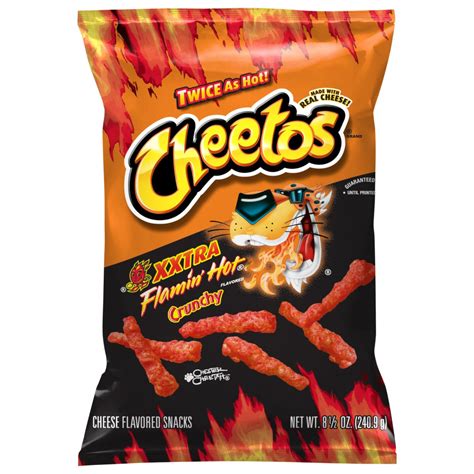 Amazon Com Cheetos Crunchy Extra Flaming Hot 8 5 Ounce Amazon Com Cheetos Crunchy Extra Flaming Hot 8 5 Ounce