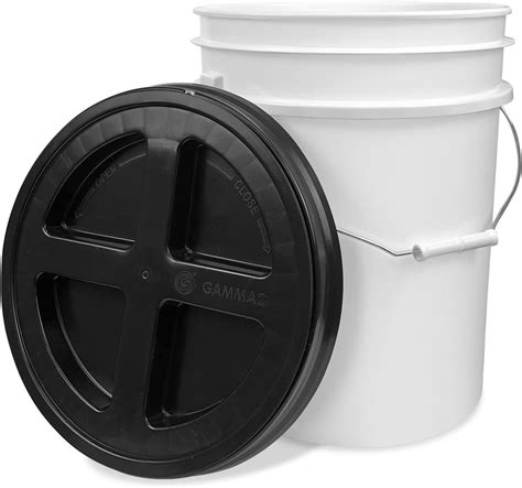 Amazon Com Epackagesupply 5 Gallon Bucket With Gamma Seal Screw On Amazon Com Epackagesupply 5 Gallon Bucket With Gamma Seal Screw On