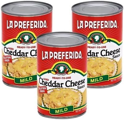 Amazon Com La Preferida Mild Cheddar Cheese Sauce Velvety Ready To Pour Canned Cheese For Nachos Tacos Dips Tex Mex Dishes Versatile Pantry Staple 15Oz Pack Of 12 Amazon Com La Preferida Mild Cheddar Cheese Sauce Velvety Ready To Pour Canned Cheese For Nachos Tacos Dips Tex Mex Dishes Versatile Pantry Staple 15Oz Pack Of 12
