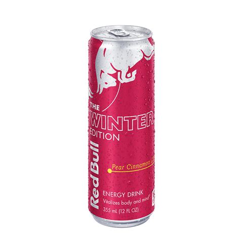 Amazon Com Red Bull Winter Edition Pear Cinnamon Energy Drink 12 Fl