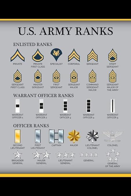 Amazon Com United States Army Rank Chart Reference Enlisted Officer Nco Guide American Military Uniform Support Troops Soldier Veterans Man Cave Cool Wall Art Print Poster 12X18 Clothing Shoes Jewelry Amazon Com United States Army Rank Chart Reference Enlisted Officer Nco Guide American Military Uniform Support Troops Soldier Veterans Man Cave Cool Wall Art Print Poster 12X18 Clothing Shoes Jewelry