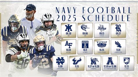 American Athletic Conference Announces 2025 Navy Football Schedule Naval Academy Athletics American Athletic Conference Announces 2025 Navy Football Schedule Naval Academy Athletics