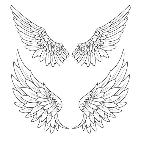 Angel Wings Tattoo Stencil Angel Wings Drawing Tattoo Stencil Outline Angel Wings Tattoo Stencil Angel Wings Drawing Tattoo Stencil Outline
