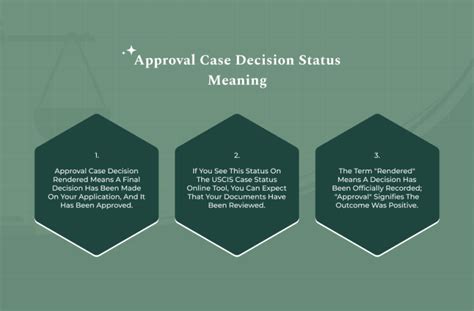 Approval Case Decision Rendered Vs Case Approved