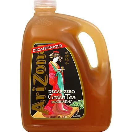 Arizona Green Tea With Ginseng Decaf Zero 128 Fl Oz Albertsons