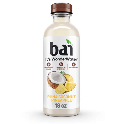 Bai Puna Coconut Pineapple Antioxidant Water 18 Fl Oz Bottle Target