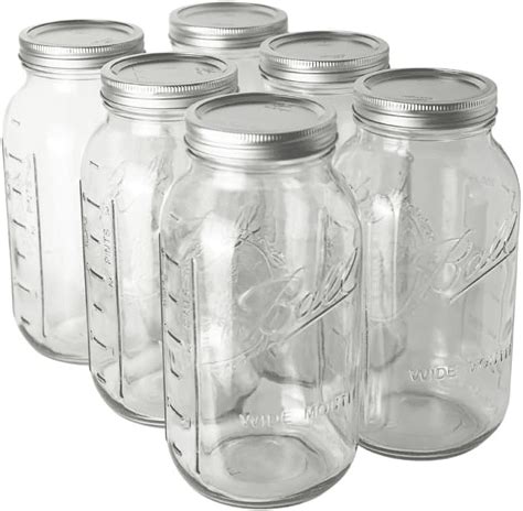 Ball 64 Oz Mason Jars 6 Case Buy At Webstaurantstore Ball 64 Oz Mason Jars 6 Case Buy At Webstaurantstore