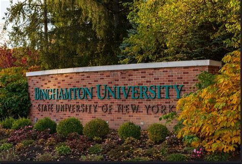 Binghamton University Suny Study New York
