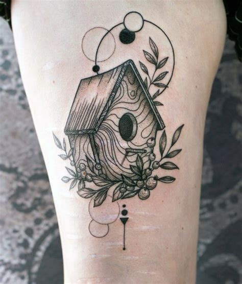Birdhouse Tattoo At Janelle Mayo Blog