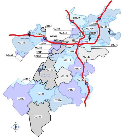 Boston Zip Code Map Guide To Boston