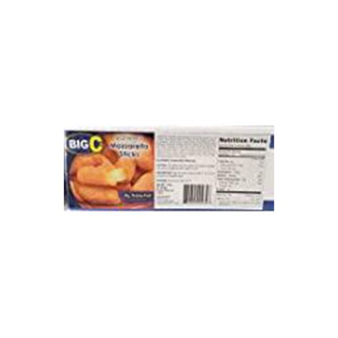 Breaded Thick Mozzarella Sticks 7Lb Box Alt Brand Sold Southern