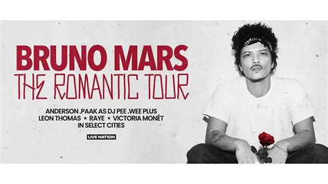 Bruno Mars Announces The Romantic Tour Dates Ahead Of New Album