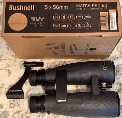 Bushnell Brandclub Bushnell Match Pro Ed 15X56 Binoculars Mrad Reticle Ed Prime Glass Multi Coated Lenses For Long Range Spotting