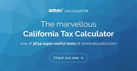 California Tax Calculator California Tax Calculator