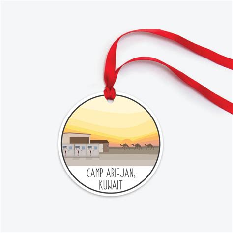 Camp Arifjan Ornament Kuwait Army Base Ornament Duty Station Ornament