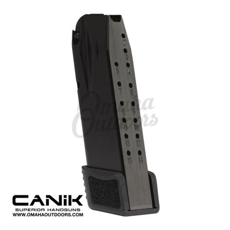 Canik Tp9 Elite Sc Magazine With Grip Extension 9Mm 15 Rounds