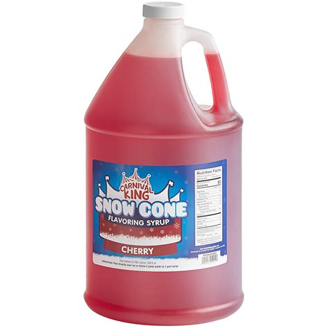 Carnival King 1 Gallon Vanilla Snow Cone Syrup Carnival King 1 Gallon Vanilla Snow Cone Syrup