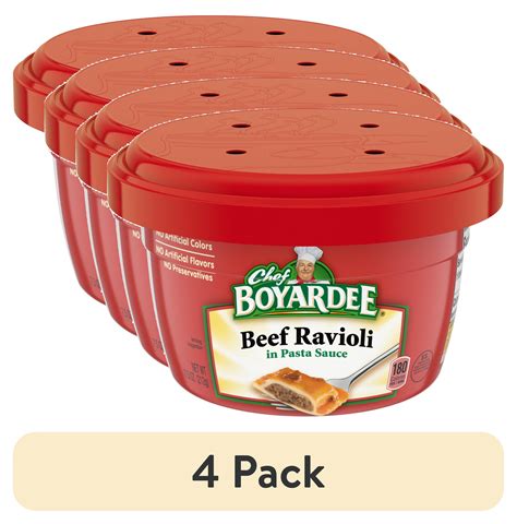 Chef Boyardee Beef Ravioli Pack Of 18 Walmart Com Chef Boyardee Beef Ravioli Pack Of 18 Walmart Com