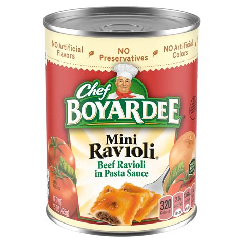 Chef Boyardee Mini Micro Beef Ravioli Chef Boyardee Mini Micro Beef Ravioli