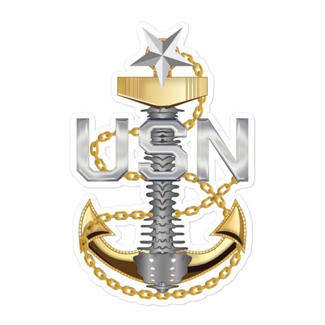 Chief Petty Officer Sticker Navy Senior Chief Navy Chief
