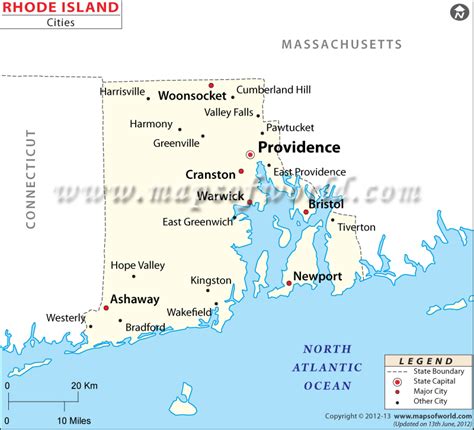 Cities In Rhode Island