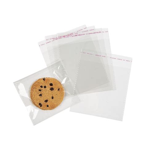 Clear Plastic Cookie Bags Etsy