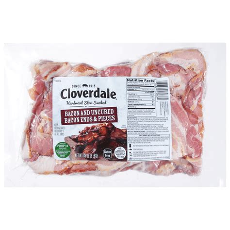 Cloverdale Fully Cooked Bacon Pieces Hardwood Slow Smoked Cloverdale Fully Cooked Bacon Pieces Hardwood Slow Smoked