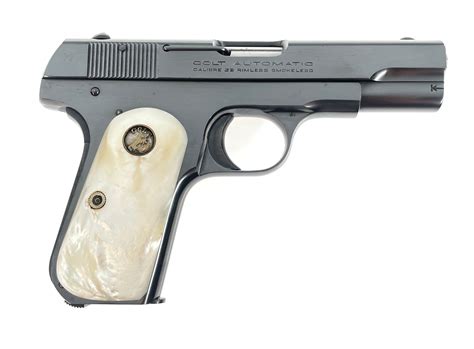 Colt 1903 Pocket Hammerless Re Issue Series 32 Acp Semi Auto Pocket Pistol Lsb Auctions Colt 1903 Pocket Hammerless Re Issue Series 32 Acp Semi Auto Pocket Pistol Lsb Auctions