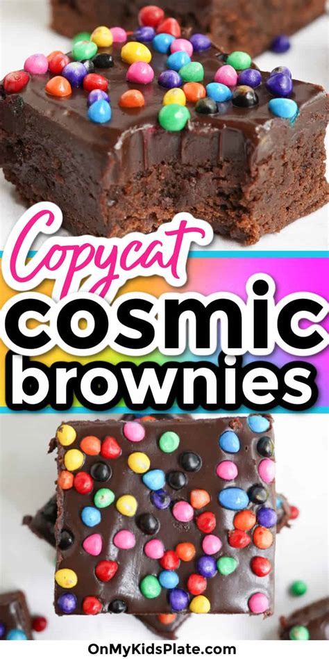 Cosmic Brownies Copycat Recipe On My Kids Plate