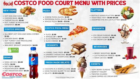 Costco Food Court Kalispell Menu