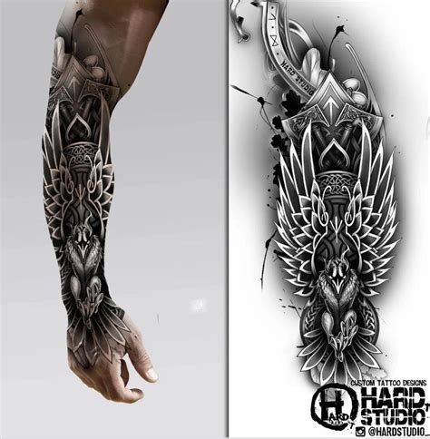 Custom Tattoo Designs Bird Eagle Wing Forearm Graphics Custom Tattoo Designs Bird Eagle Wing Forearm Graphics