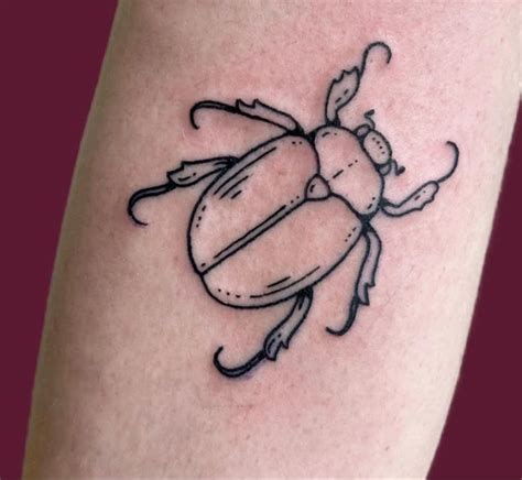 Cute June Bug Tattoo