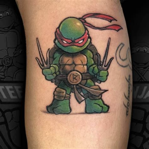 Cute Ninja Turtle Tattoo