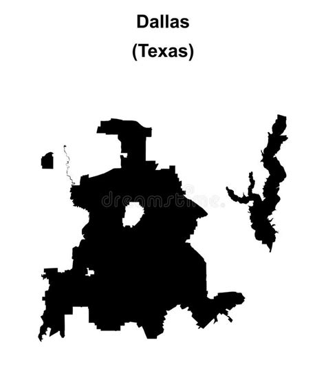 Dallas Outline Map Stock Vector Illustration Of Tourism 357271205 Dallas Outline Map Stock Vector Illustration Of Tourism 357271205